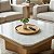Bandeja De Bambu Decorativa Com Alça Redonda 30x2cm - Imagem 2