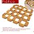 Kit 4 Descanso Panela Bambu Madeira Travessas Antiaderente - Imagem 6