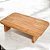 Tábua Para Servir De Corte Madeira Bambu C/ Pés 36x24x8cm - Imagem 1