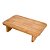 Tábua Para Servir De Corte Madeira Bambu C/ Pés 36x24x8cm - Imagem 2