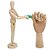 Boneco Madeira Flexível E Articulado 30cm - Imagem 6