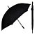 Guarda Chuva Portaria Grande Reforçado Contra Vento Cor Preto Desenho Do Tecido Liso - Imagem 1