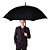 Kit 2 Guarda Chuva Portaria Grande Reforçado Contra Vento Cor Preto Desenho Do Tecido Liso - Imagem 5