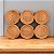 Kit Porta Copos Redondos De Bambu – 6 Peças Elegantes Para Mesa Ou Bar - Imagem 4
