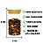 Pote Hermético Mantimentos Vidro Tampa De Bambu 8x6 Cm Organizador Alimentos - Imagem 2