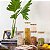 Pote Hermético Mantimentos Vidro Tampa De Bambu 8x6 Cm Organizador Alimentos - Imagem 6