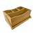 Suporte Porta Talheres Utensílios De Mesa Em Bambu Com Alça - Imagem 5