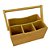Suporte Porta Talheres Utensílios De Mesa Em Bambu Com Alça - Imagem 6