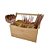 Suporte Porta Talheres Utensílios De Mesa Em Bambu Com Alça - Imagem 7