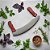 Faca De Cozinha Meia Lua Para Picar Temperos Verduras Lâmina Aço Inox Cabo Madeira - Imagem 7