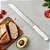 Faca Para Pão Bolo Lâmina Serrilhada Aço Inox Pro 32 Cm - Imagem 7