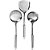 Kit 3 Utensílios Inox Concha Escumadeira Espatula - Imagem 1