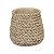 Vaso Cachepot Decorativo Em Cimento Trançado Natural 22cm - Imagem 4