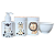 Kit Higiene Babê Safari 5 pçs - Com Bandeja e Tampa c/ trava - Imagem 4