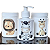 Kit Higiene Babê Safari 3 pçs - Tampa Com Trava - Plástico - Imagem 1