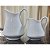 Kit 2 Jarras Leiteiras 1.280ml e 740ml - Sucos e Bebidas - Porcelana Branca - Imagem 2