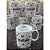 Jogo 6 canecas 300ml Frases Motivacionais - Kit Porcelana - Imagem 7