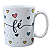 Caneca 300ml - FÉ - Porcelana Decorada - Imagem 1