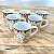 Jogo 6 Canecas Xícaras 100ml - Páscoa - Porcelana - Imagem 4