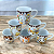 Jogo 6 Canecas Xícaras 100ml - Páscoa - Porcelana - Imagem 3