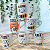 Jogo 6 canecas Cônicas 120ml Flork Café - Porcelana - Imagem 3