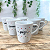 Jogo 6 canecas Cônicas 120ml Poá Colorido - Porcelana - Imagem 4