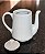 Bule Alto Bico Longo Café, Chá, Leite 1L - Porcelana Branca - Imagem 6