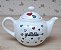 Bule Chaleira 500ml Gratidão - Porcelana decorada - Imagem 3