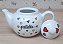 Bule Chaleira 500ml Gratidão - Porcelana decorada - Imagem 9