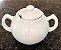 Açucareiro Chaleira 250ML - Porcelana Branca - Imagem 2