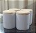 Kit 4 Potes Uso Geral 200ml - Potes Porcelana Tampa Pinus - Imagem 6