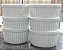 Jogo 6 Ramequim 250ml Forma canelada - Kit Porcelana Branca (2) - Imagem 2