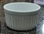 Jogo 6 Ramequim 250ml Forma canelada - Kit Porcelana Branca (2) - Imagem 5