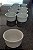 Jogo 10 Ramequim / Tigelas 40ml Forma canelada - Kit Porcelana Branca (2) - Imagem 8