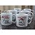 Jogo 6 canecas 300ml Flork Feliz Natal - Kit Porcelana - Imagem 3