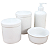 Kit Higiene Bebê Lavabo 4 peças - Porcelana Branca - Imagem 1