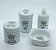 Kit higiene bebê Principe Ursinho 4 peças - potes, porta álcool e molhadeira - Tudo porcelana - Imagem 6