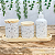 Kit higiene bebê lavabo arabescos 4 pçs - Porcelana Tp Pinus - Imagem 4