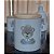 Kit Higiene Bebê 3 peças - Príncipe Ursinho Azul - Peças Porcelana Tampa Pinus - Imagem 5
