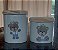 Kit higiene bebê Príncipe Ursinho 2 potes - Peças Porcelana Tampas Pinus - Imagem 5