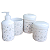 Kit higiene bebê lavabo arabescos 4 pçs - Tudo Porcelana - Imagem 7