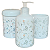 Kit higiene bebê e lavabo arabescos 3 pçs - Tudo Porcelana - Imagem 1