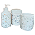 Kit higiene bebê e lavabo arabescos 3 pçs - Tudo Porcelana - Imagem 2