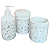Kit higiene bebê e lavabo arabescos 3 pçs - Tudo Porcelana - Imagem 4