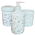 Kit higiene bebê e lavabo arabescos 3 pçs - Tudo Porcelana - Imagem 3