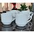 Kit Jogo 6 Xicaras Café/Chá hotel 200ml Empilháveis - Porcelana Branca - Imagem 5