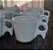 Kit Jogo 6 Xicaras Café/Chá 200ml Cabo Prático - Porcelana Branca - Imagem 6