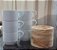 Jogo 6 xícaras café/chá hotel 200ml empilháveis com pires de Pinus - Porcelana branca - Imagem 3