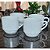 Kit Jogo 4 Xicaras Café/Chá hotel 200ml Empilháveis - Porcelana Branca - Imagem 6