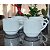 Kit Jogo 4 Xicaras Café/Chá hotel 200ml Empilháveis - Porcelana Branca - Imagem 2